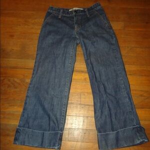 Gap jeans size 1 dark denim Capri New